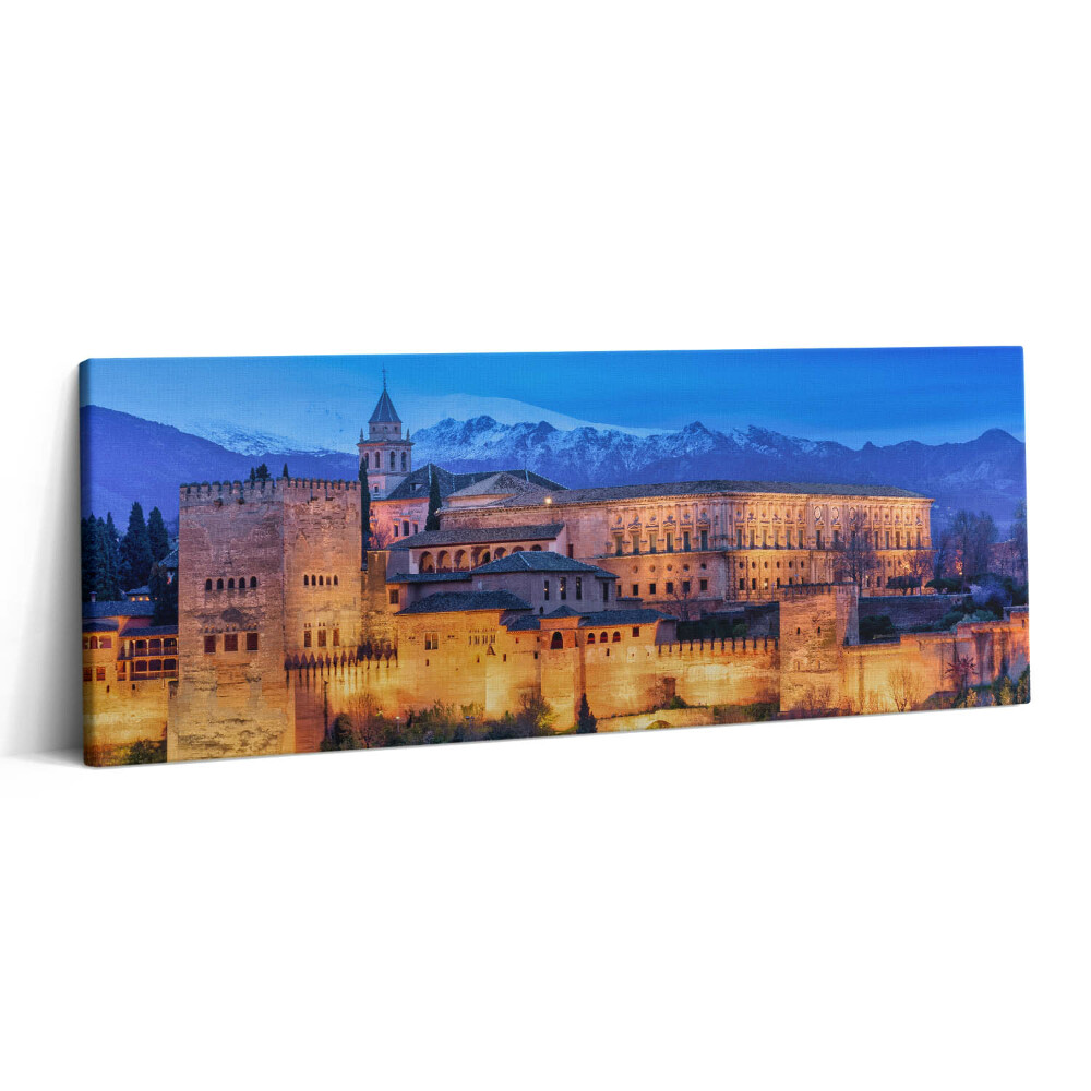 Print pe canvas 125x50 Zidurile Granadei Andaluziei