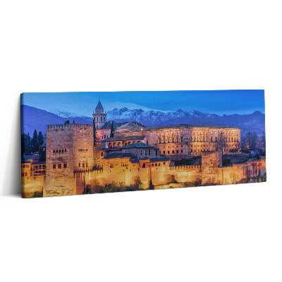 Print pe canvas 125x50 Zidurile Granadei Andaluziei