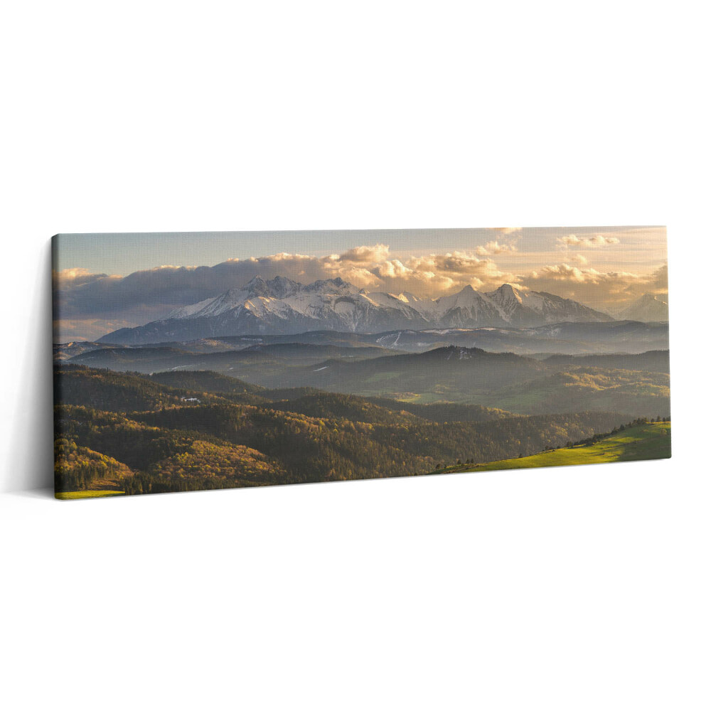 Print pe canvas 125x50 Pieniny Wysoki Wierch