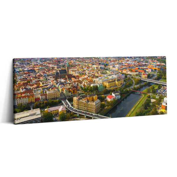 Print pe canvas 125x50 Peisajul orașului Pilsen