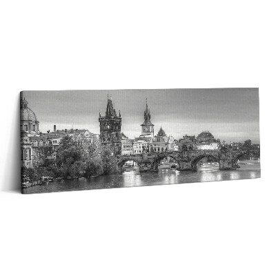 Print pe canvas 125x50 Vedere a Podului Carol din Praga
