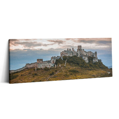 Print pe canvas 125x50 Castelul Spiš din Slovacia