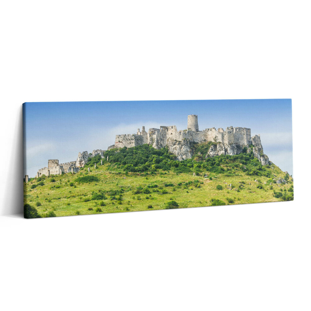 Print pe canvas 125x50 Castelul Spiš din Slovacia