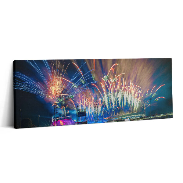 Print pe canvas 125x50 Anul Nou în Birmingham