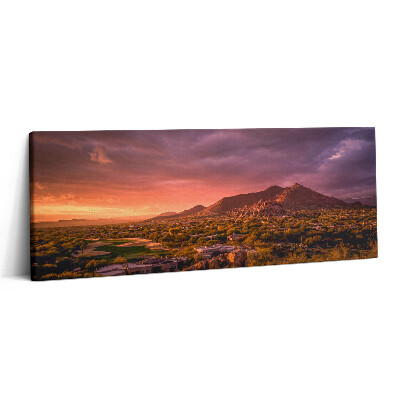 Print pe canvas 125x50 Apus de soare peste nordul Scottsdale-ului