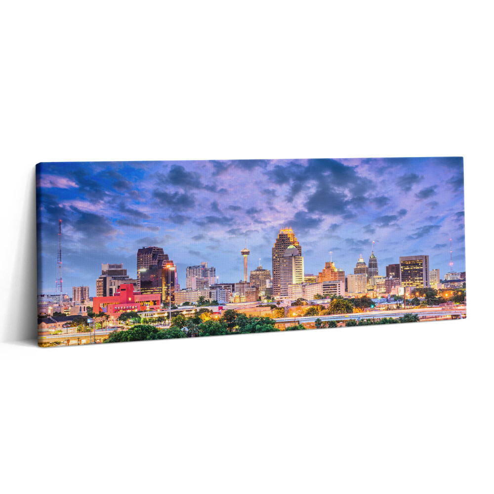Print pe canvas 125x50 Peisajul urban din San Antonio