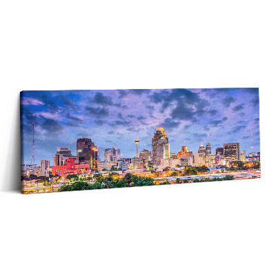 Print pe canvas 125x50 Peisajul urban din San Antonio