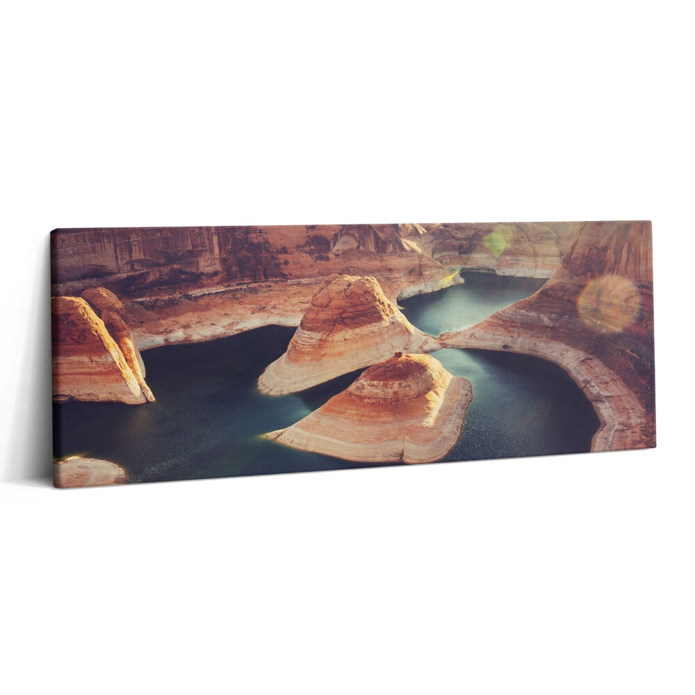 Print pe canvas 125x50 Lacul Powell din SUA