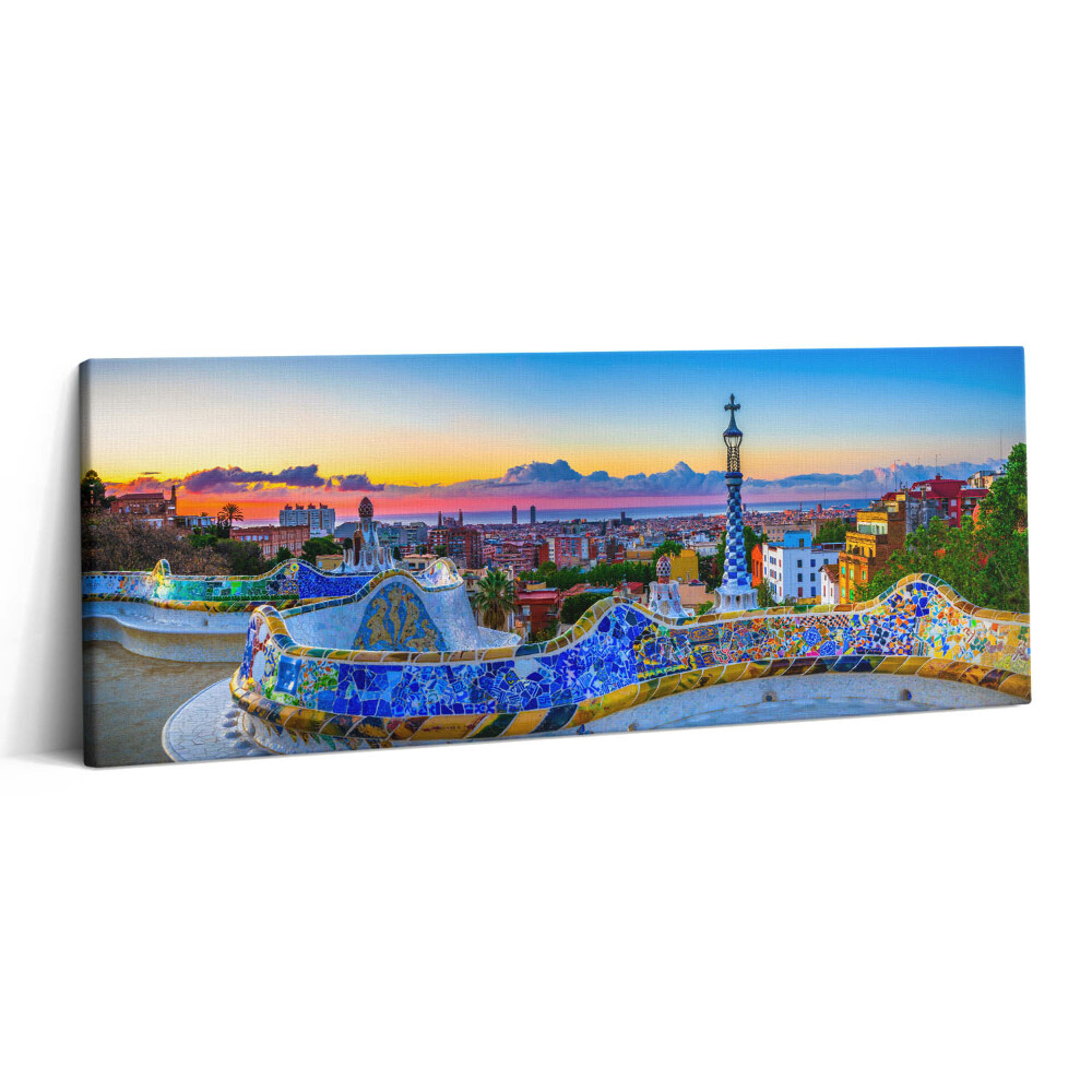 Print pe canvas 125x50 Panoramă a orașului Spania
