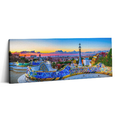 Print pe canvas 125x50 Panoramă a orașului Spania