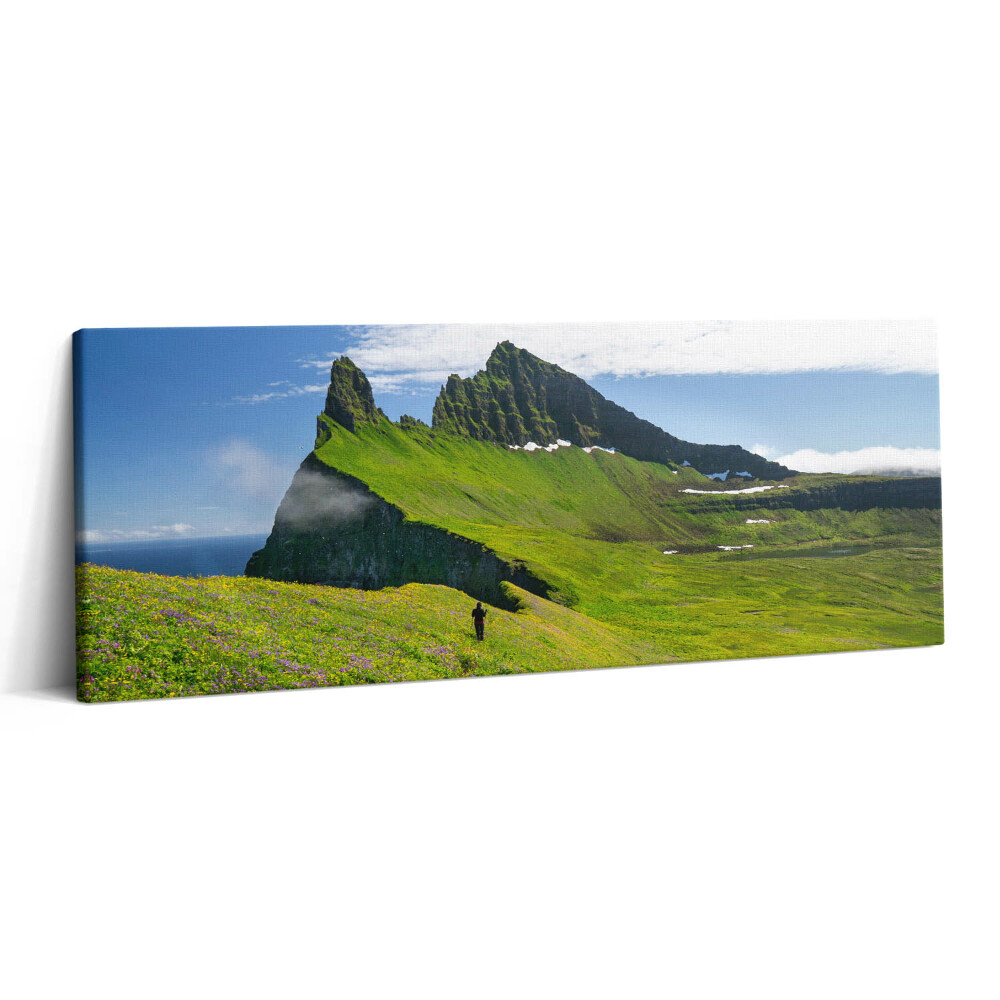 Print pe canvas 125x50 Rezervația Hornstrandir din Islanda