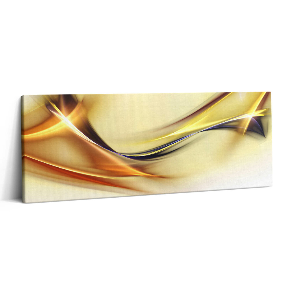 Print pe canvas 125x50 Abstractizarea undelor de energie