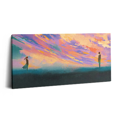 Print pe pânză 140x70 Iubirea platonică este opusul