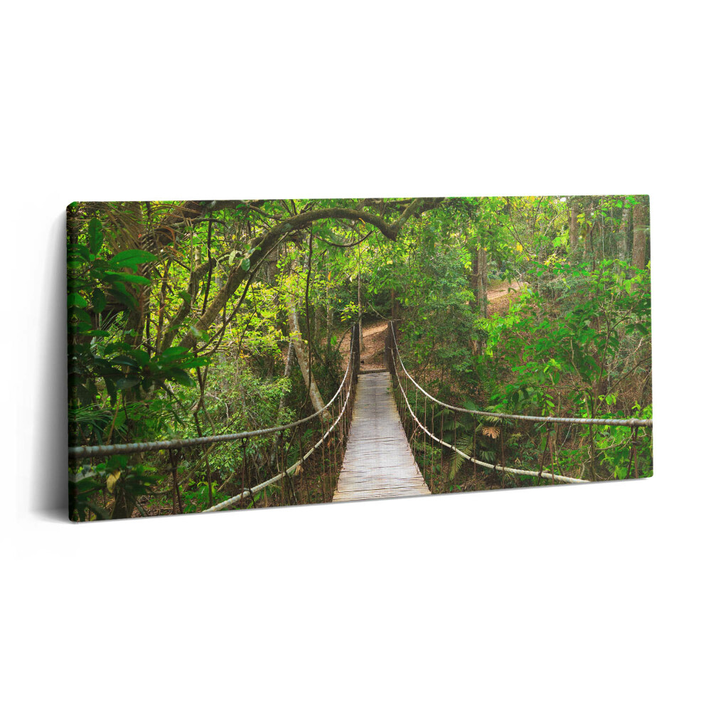 Print pe pânză 140x70 Pod în jungla Khao Yai