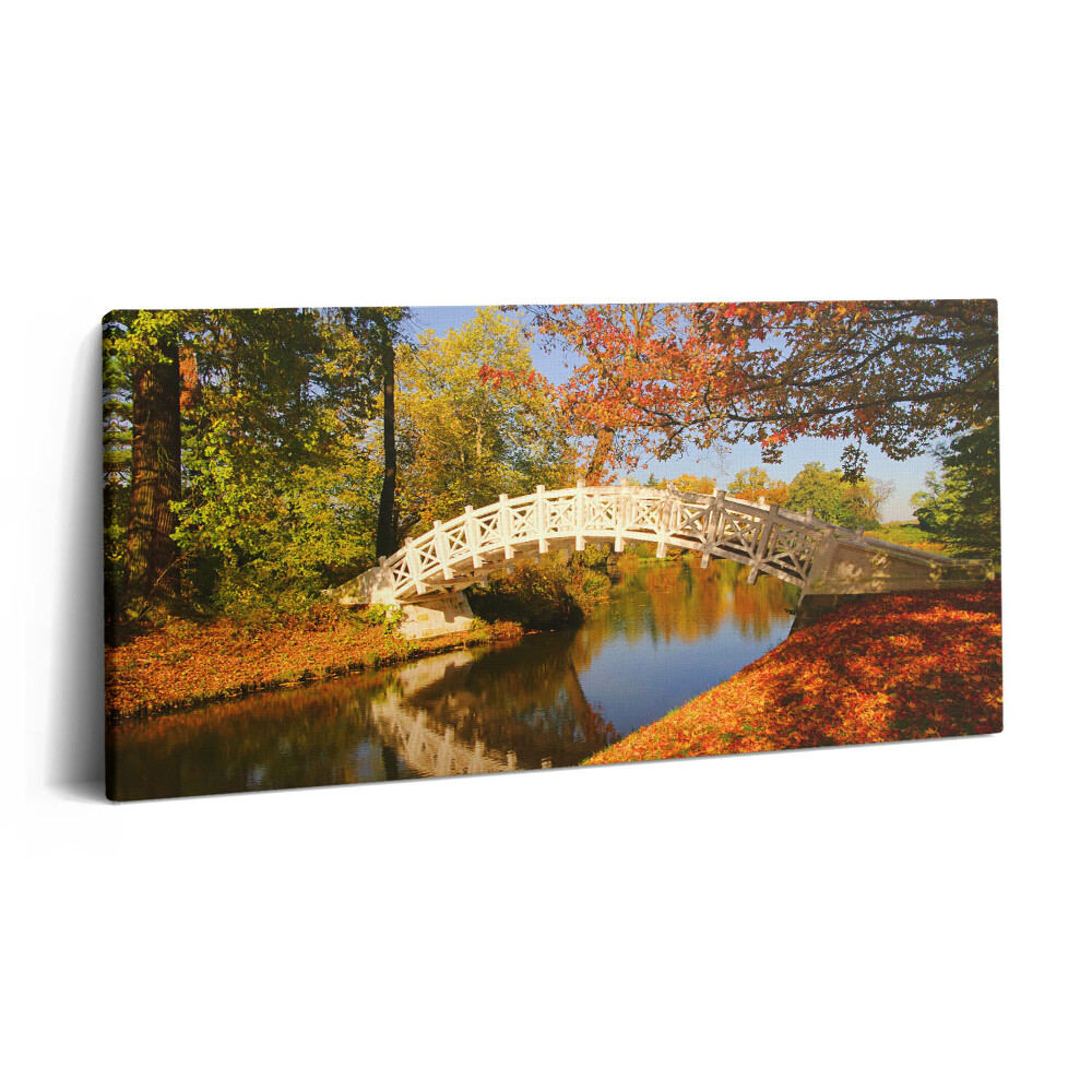 Print pe pânză 140x70 Parcul Woerlitzer în toamna aurie