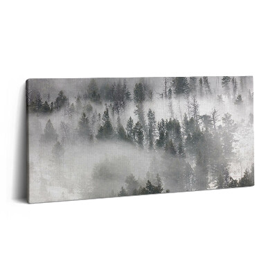 Print pe pânză 140x70 Peisaj de pădure încețoșată