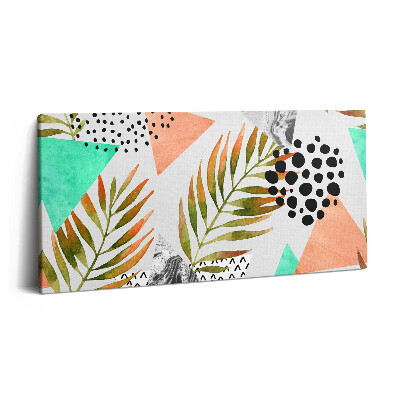 Print pe pânză 140x70 Model geometric abstract de vară