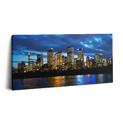 Print pe pânză 140x70 Plimbare de seară prin Sydney