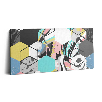 Print pe pânză 140x70 Abstracție geometrică