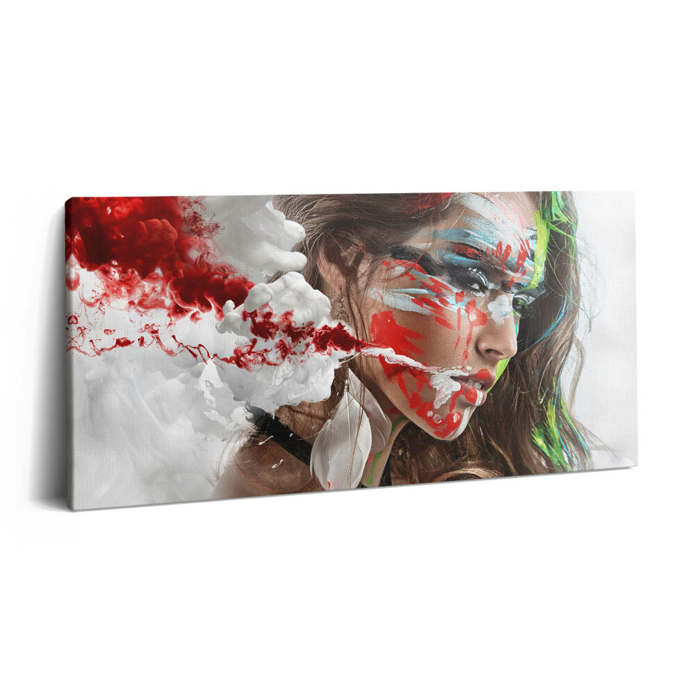 Print pe pânză 140x70 Portretul unei femei indiene