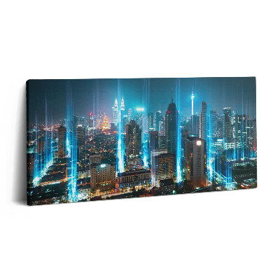 Print pe pânză 140x70 Zgârie-nori din Dubai