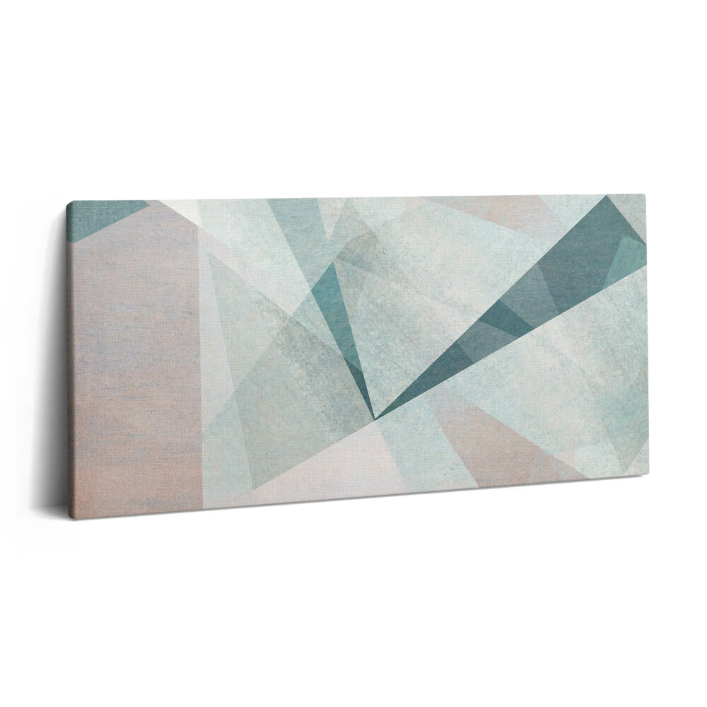 Print pe pânză 140x70 Textură triunghi abstractă