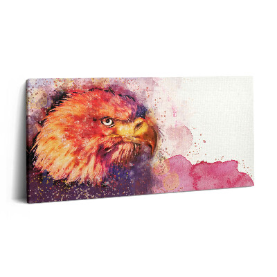 Print pe pânză 140x70 Acuarelă pasăre vultur
