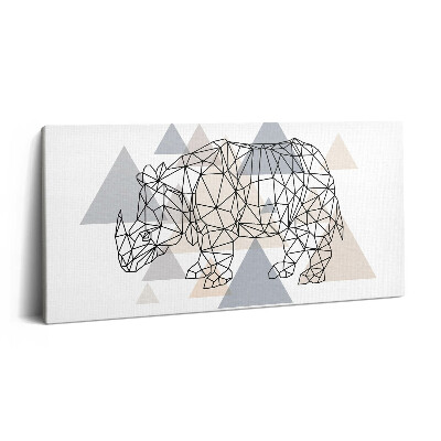 Print pe pânză 140x70 Model geometric