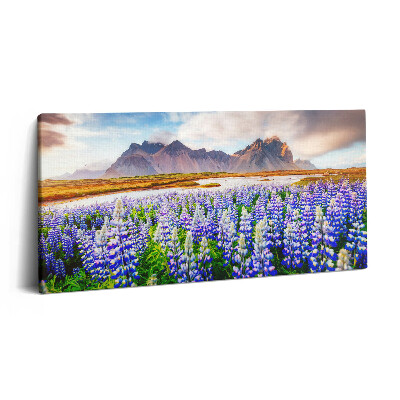 Print pe pânză 140x70 Flori magice de lupin