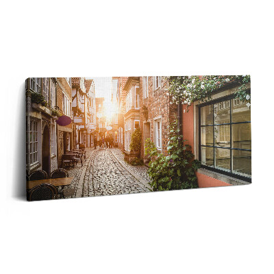 Print pe pânză 140x70 Stradă italiană printre clădiri
