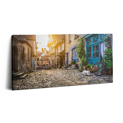 Print pe pânză 140x70 Strada Orașului Vechi