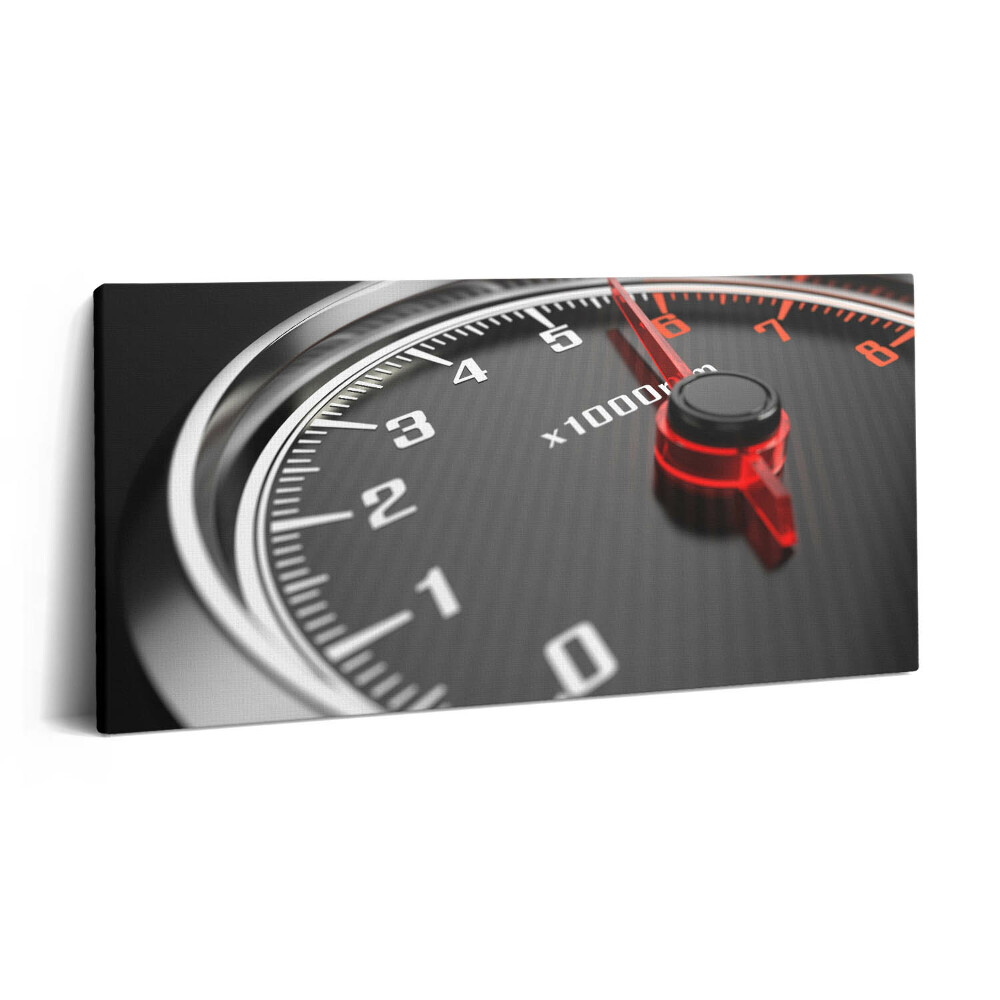 Print pe pânză 140x70 Tahometru auto