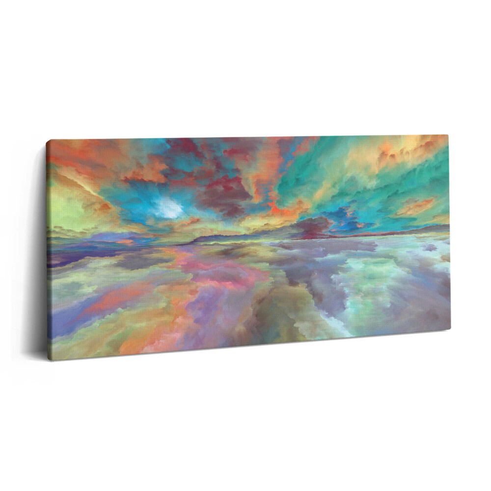 Print pe pânză 140x70 Abstractizare a peisajului cerului