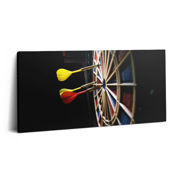 Print pe pânză 140x70 Darts și tablă de darts