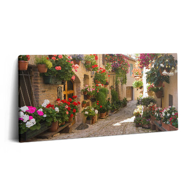 Print pe pânză 140x70 Aleea florilor