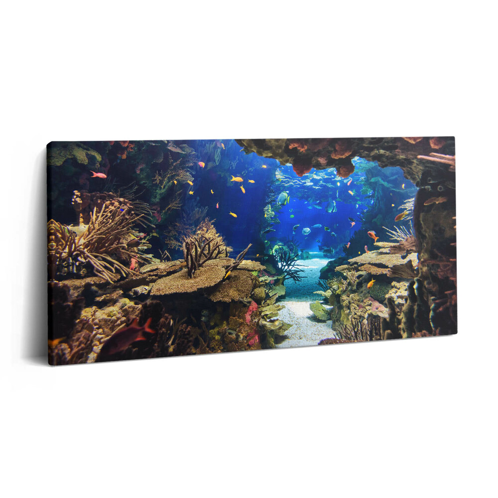 Print pe pânză 140x70 Acvariu