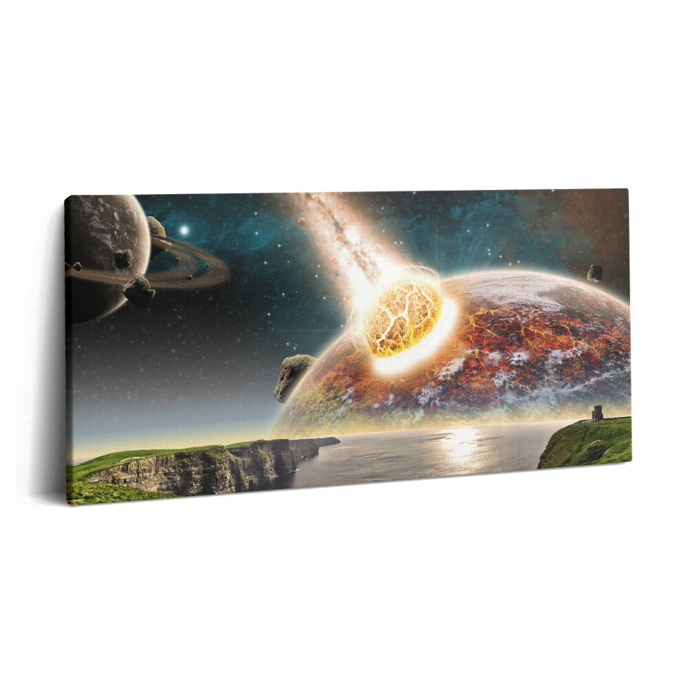Print pe pânză 140x70 Sfârșitul planetei lumii