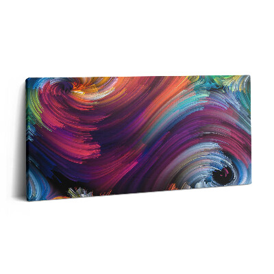 Print pe pânză 140x70 Valuri abstracte