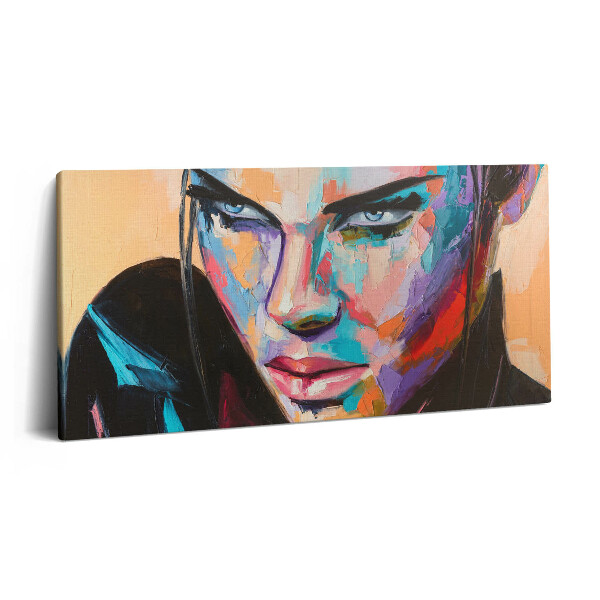 Print pe pânză 140x70 Portretul unei femei