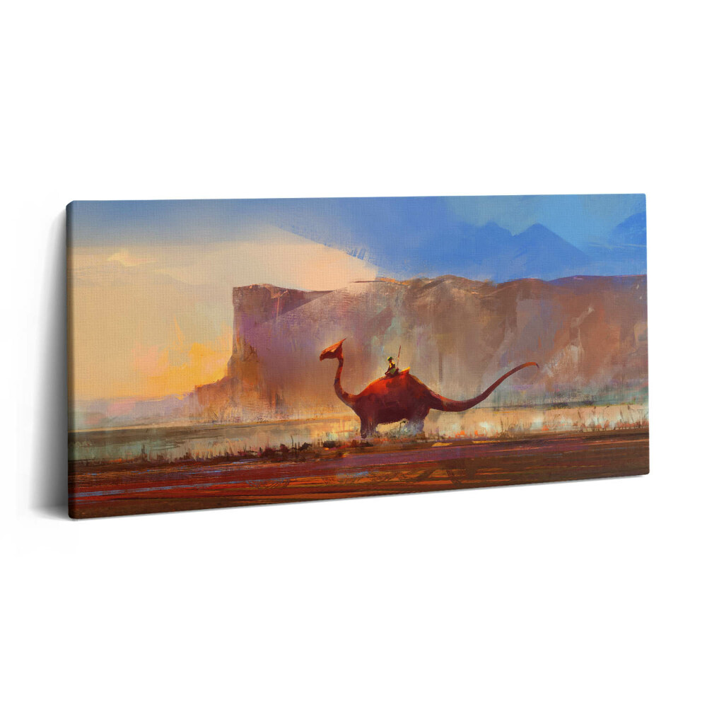 Print pe pânză 140x70 Dinozauri