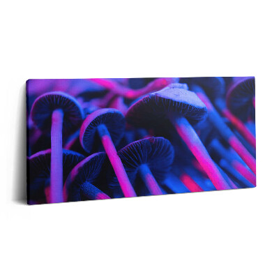 Print pe pânză 140x70 Ciuperci magice colorate