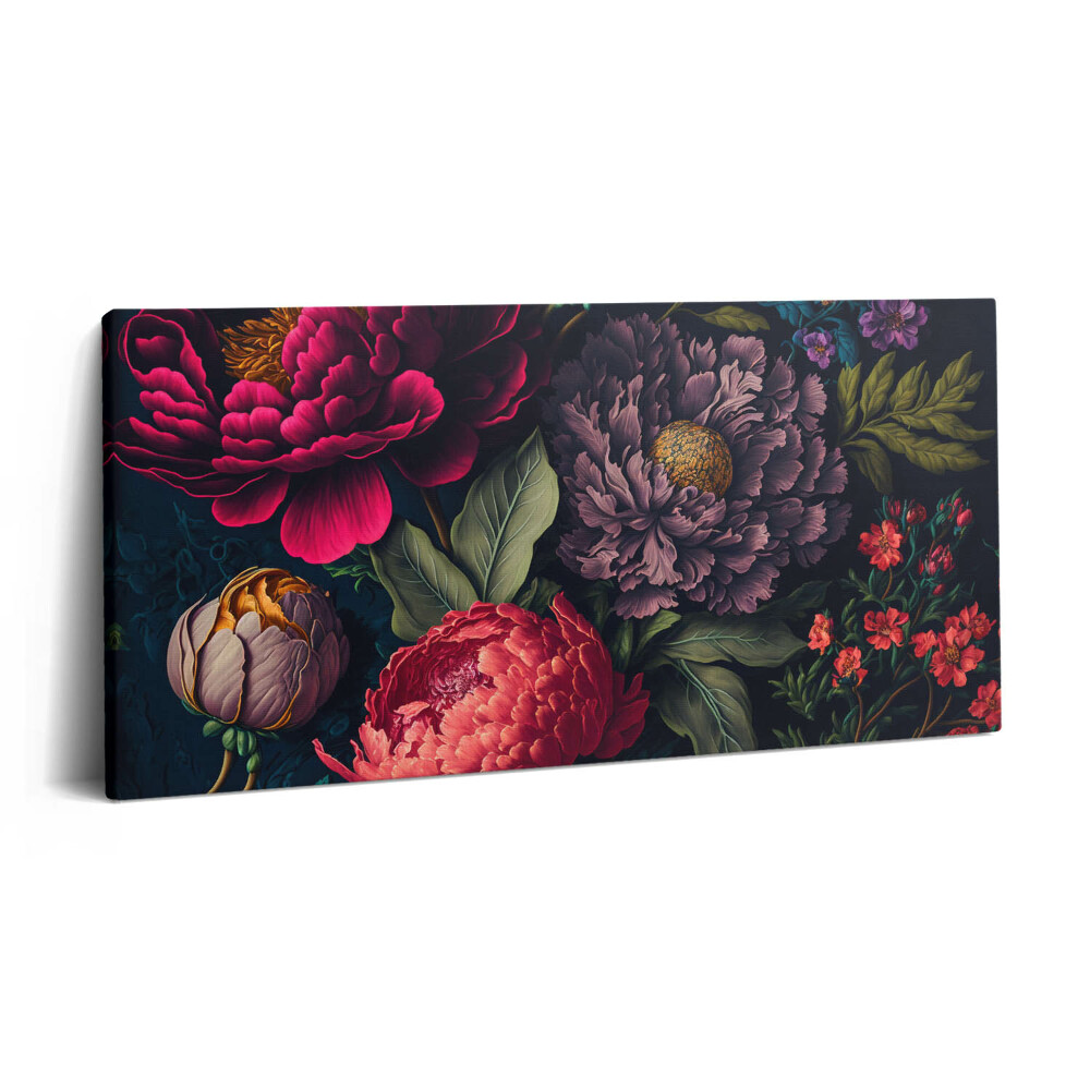 Print pe pânză 140x70 Buchet de flori botanice vintage
