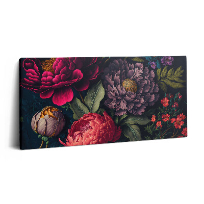 Print pe pânză 140x70 Buchet de flori botanice vintage
