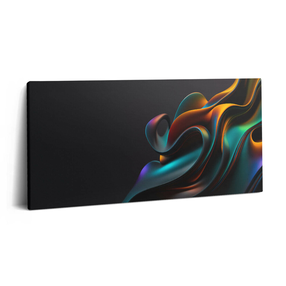 Print pe pânză 140x70 Val futurist abstract