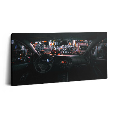 Print pe pânză 140x70 Mașină în Tokyo