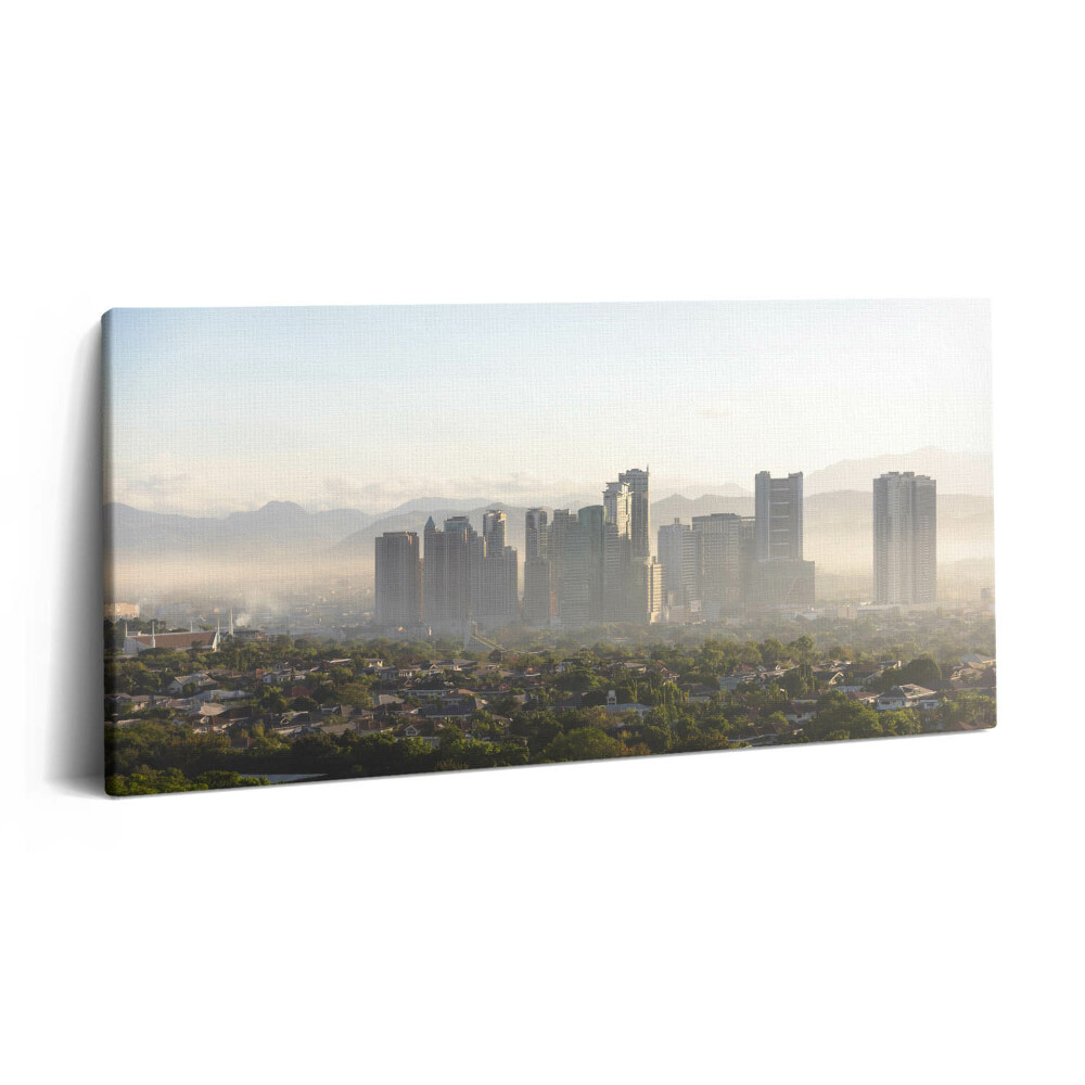 Print pe pânză 140x70 Orașul Quezon, Filipine