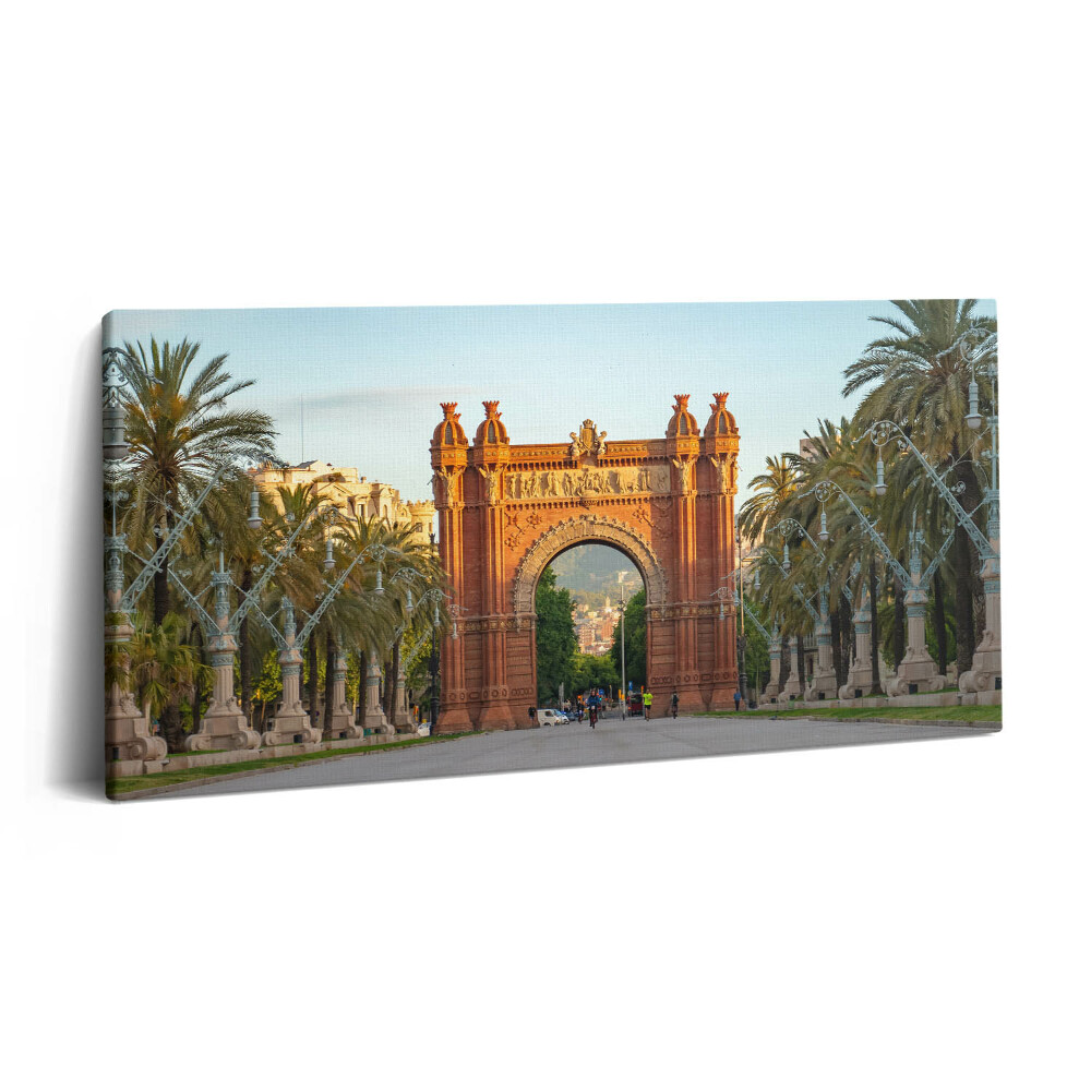 Print pe pânză 140x70 Arc de Triomf Barcelona Catalonia