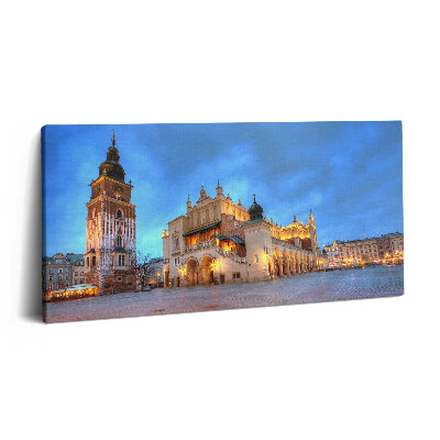 Print pe pânză 140x70 Piața Principală a Cracoviei