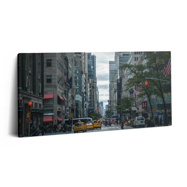 Print pe pânză 140x70 Taxi stradal din New York
