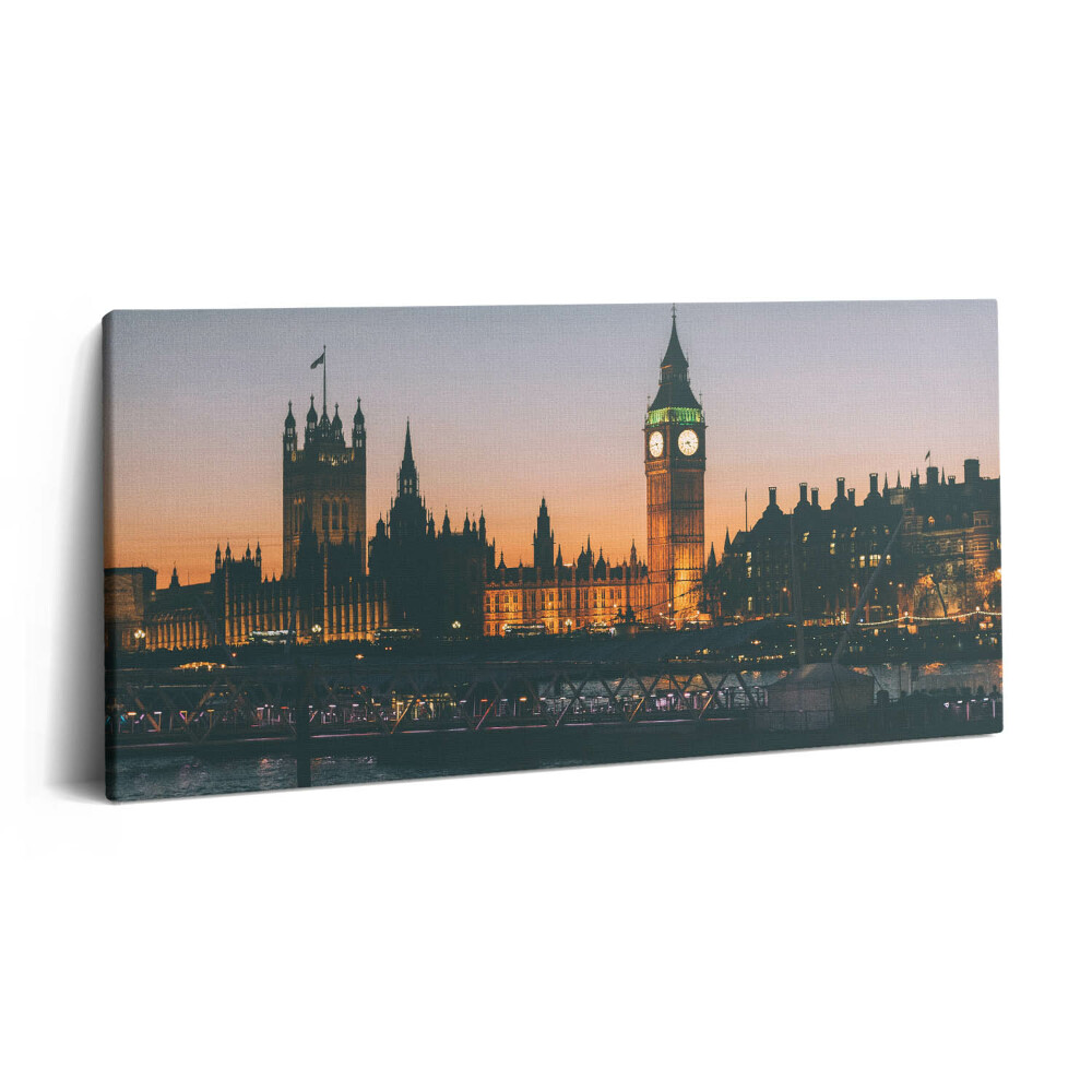 Print pe pânză 140x70 Podul Turnului Big Ben Londra